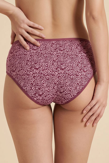 Zivame Medium Rise Full Coverage Hipster Panty (Pack of 3) - Multicolor — image 12